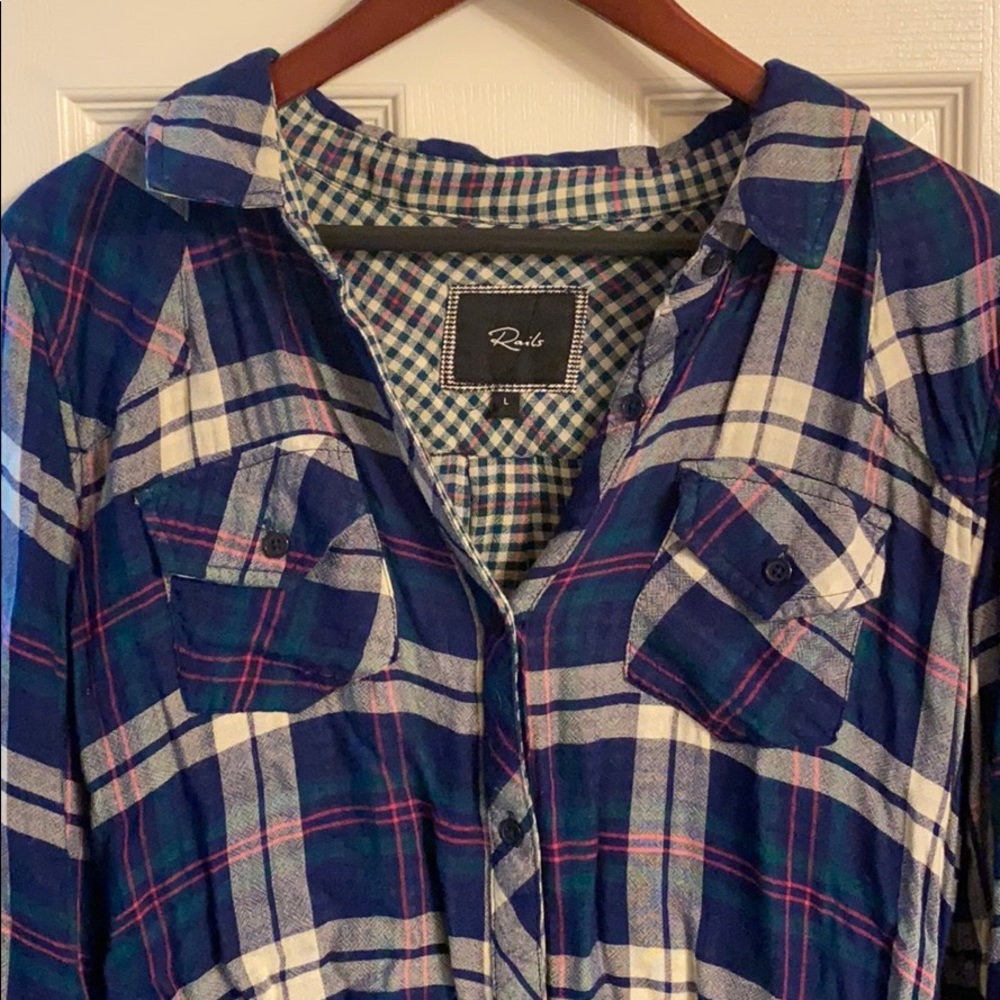 Rails along Sleeve Shirt